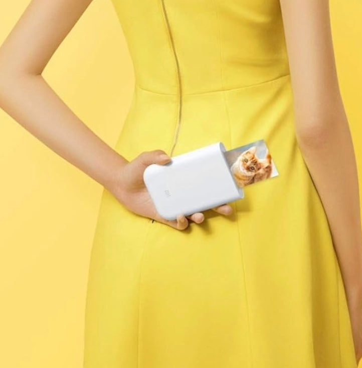 Portable Mini Thermal Printer with 100 Free Printing Sheets