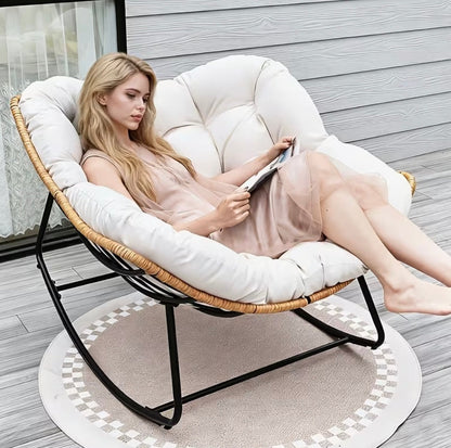 Luxury Rocking Moon Chair Ultra Comfortable for Indoor & Outdoor Use
