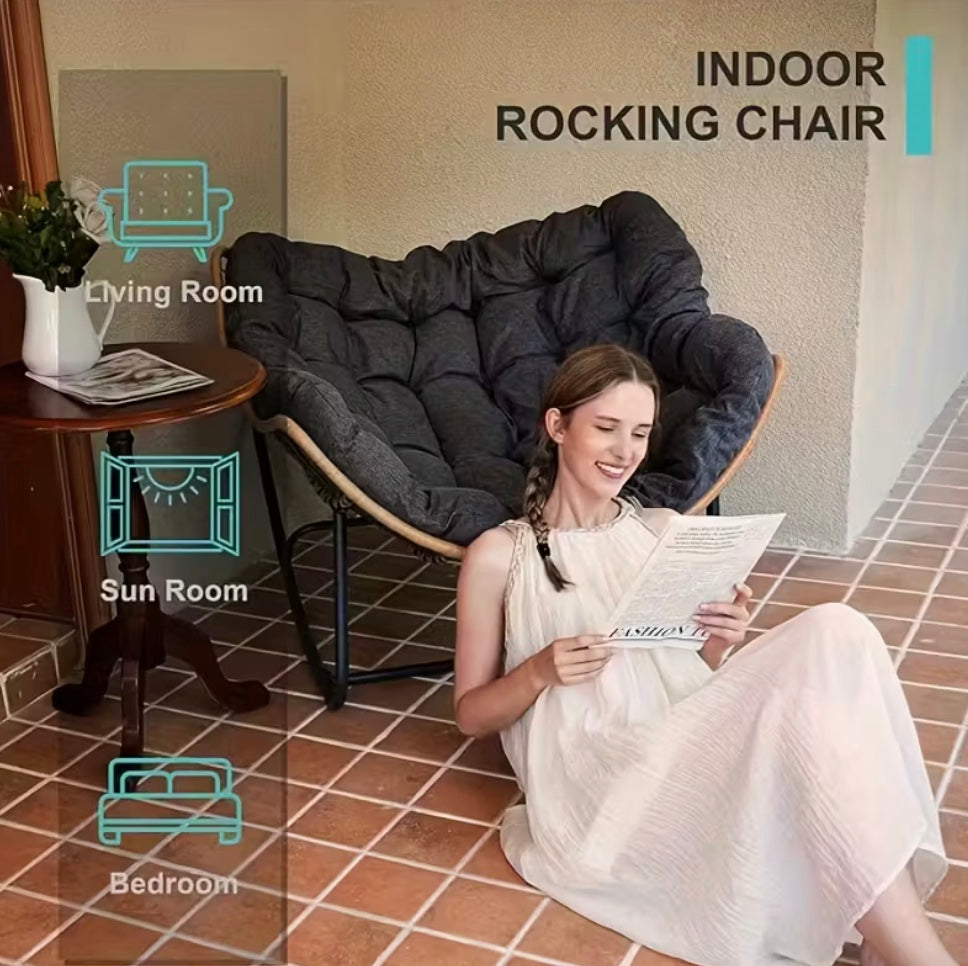 Luxury Rocking Moon Chair Ultra Comfortable for Indoor & Outdoor Use